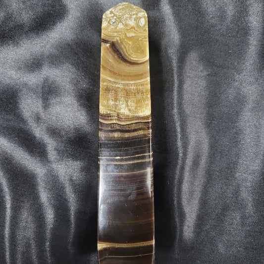 Chocolate Calcite Obelisk