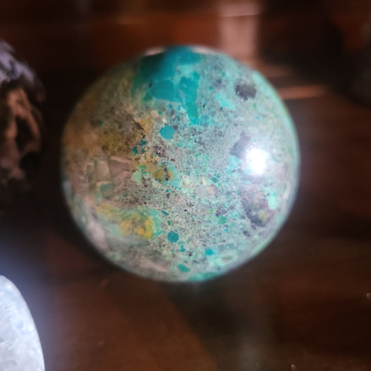 Chrysocolla Sphere