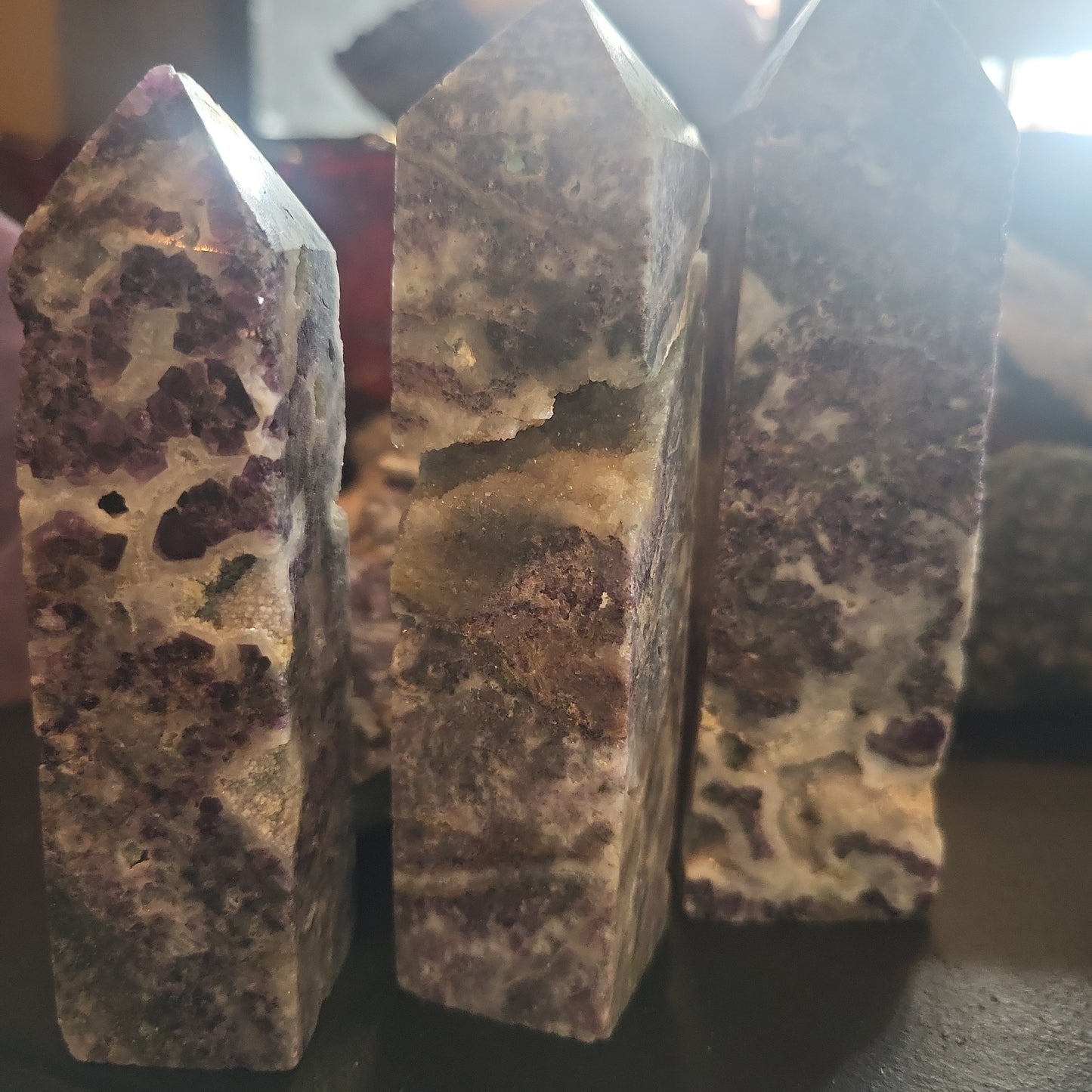 Purple Sphalerite Tower