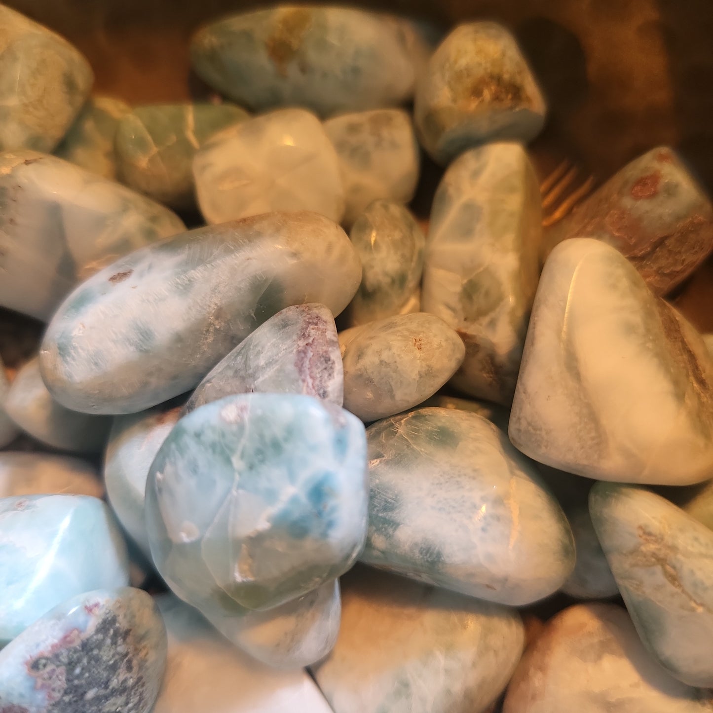 Tumbled Larimar