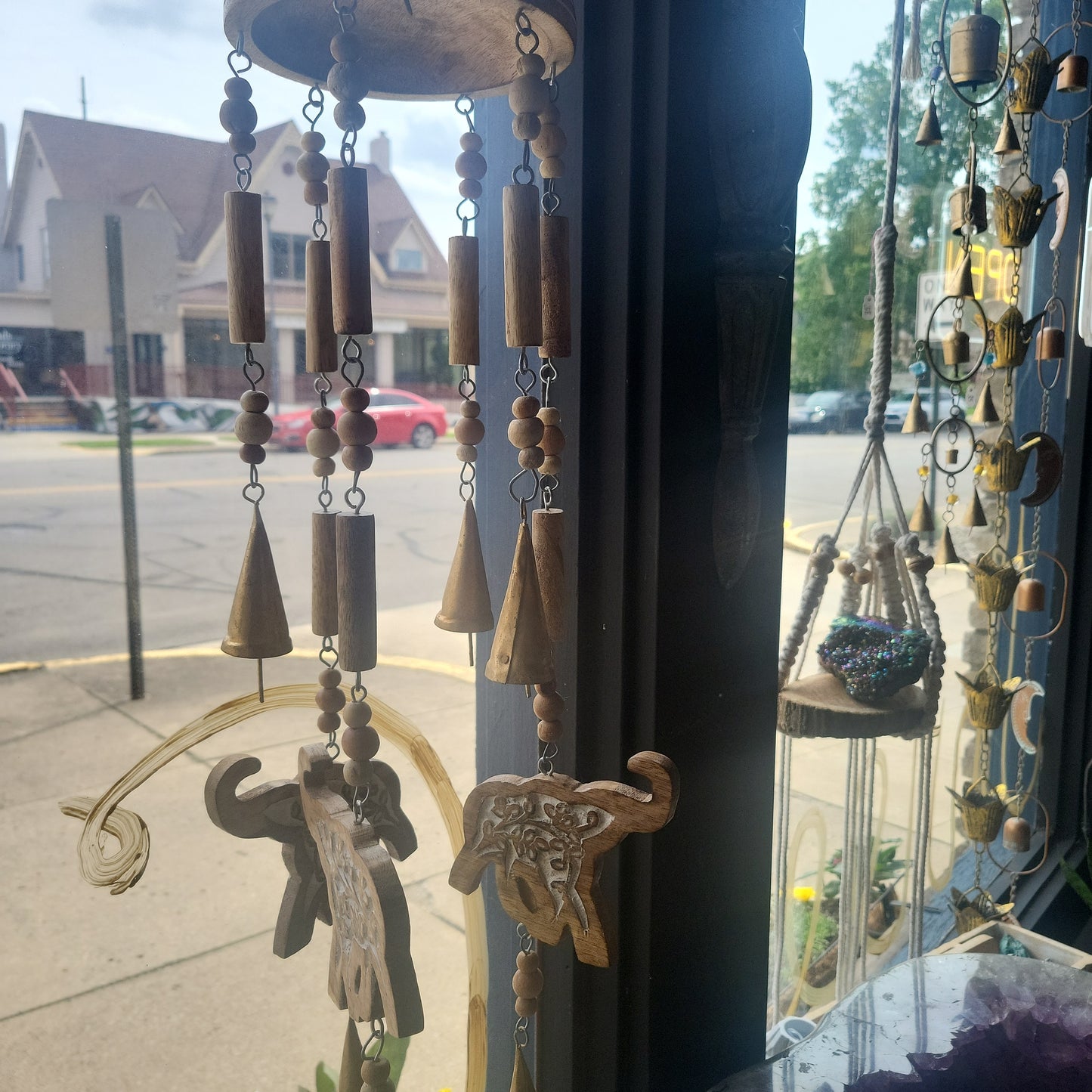 Wooden Elephant Windchime