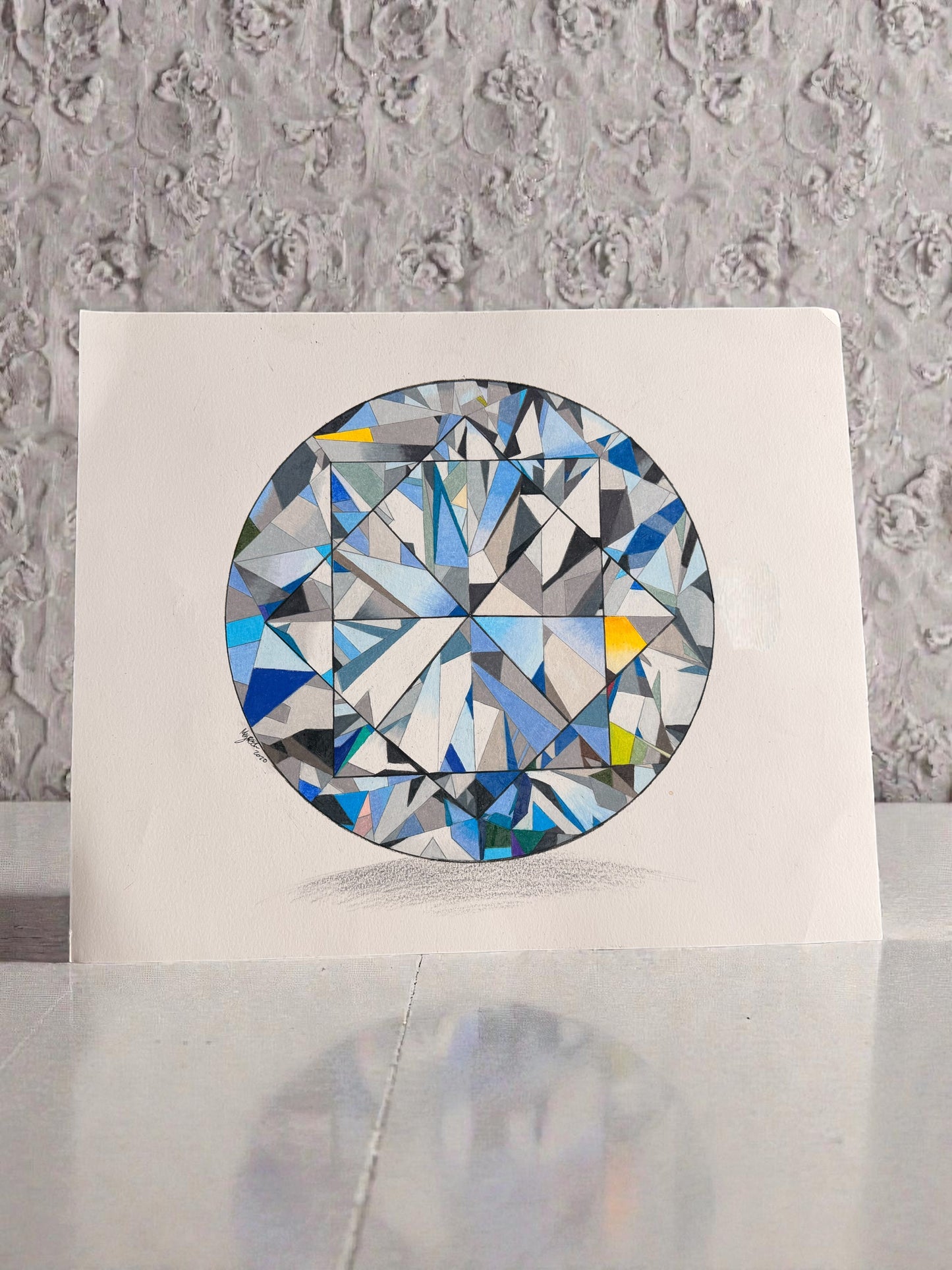 Diamond drawing