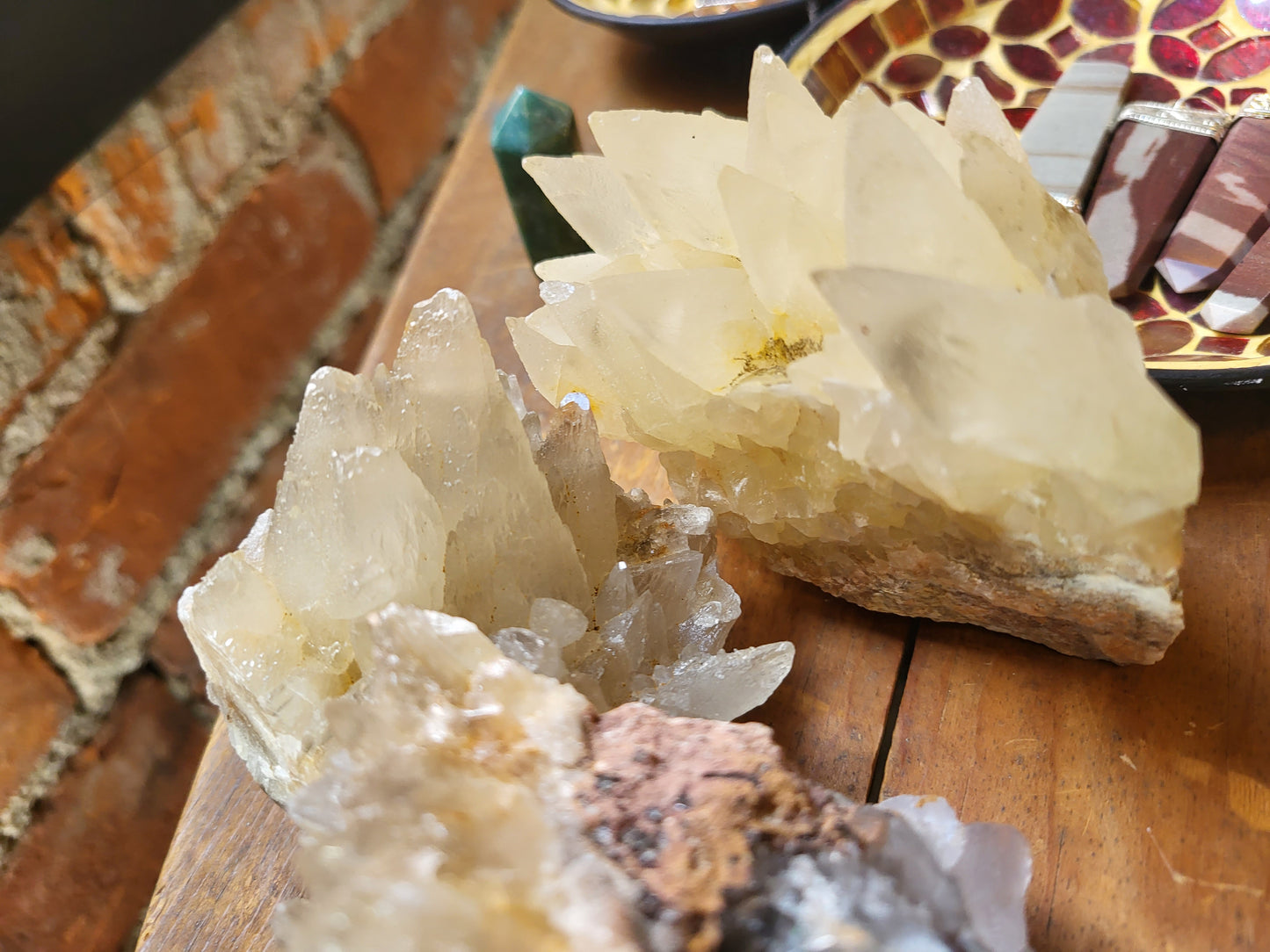 Dogtooth Calcite Cluster