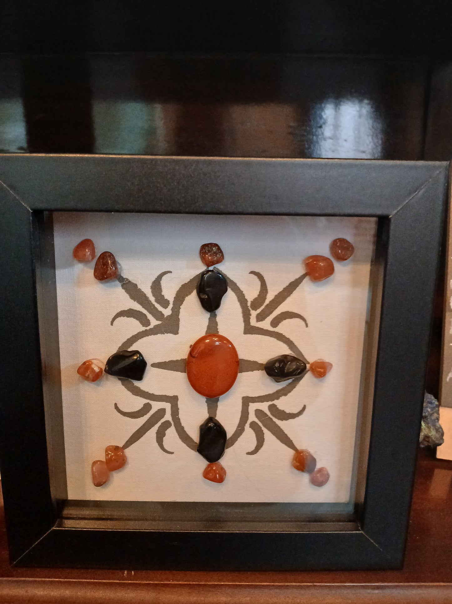 Reiki Charged Crystal Grid Art