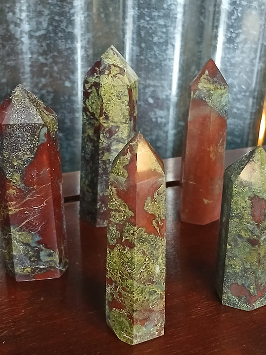 Dragon's Blood Jasper Tower