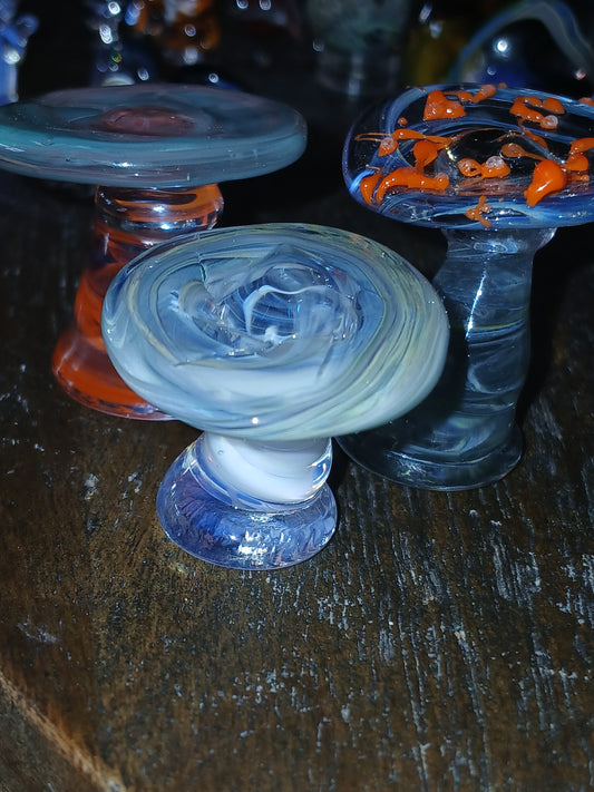 Handblown Glass Mushroom