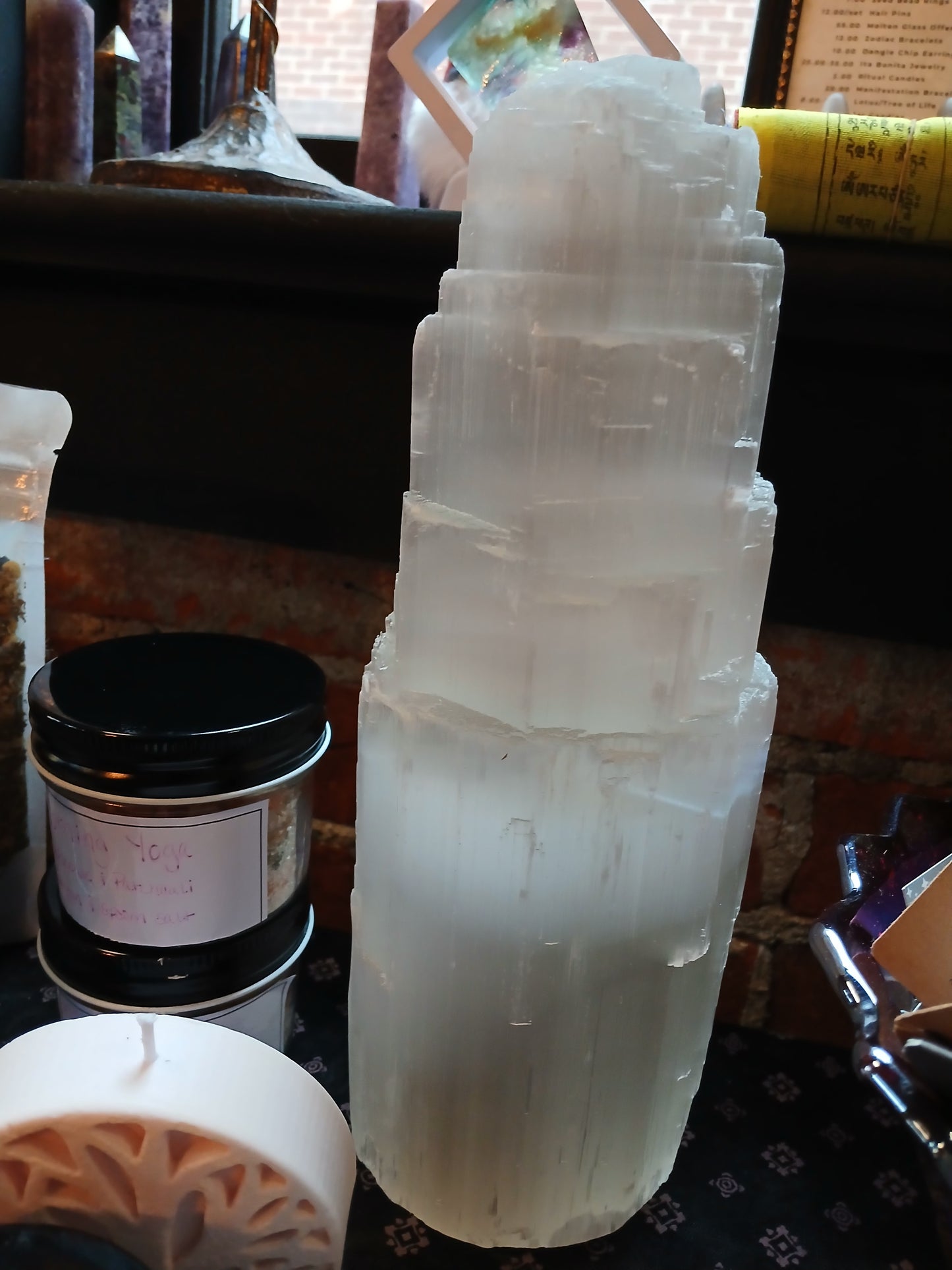 Selenite Lamp