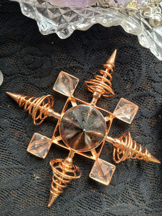 Black Tourmaline Copper Crystal Generator