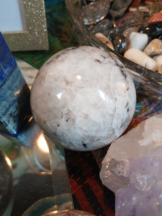 Rainbow Moonstone Sphere