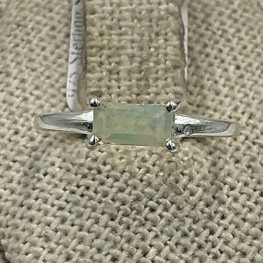 Sterling Silver Ethiopian Opal Ring – Size 5 – Creativity, Inspiration & Emotional Healing