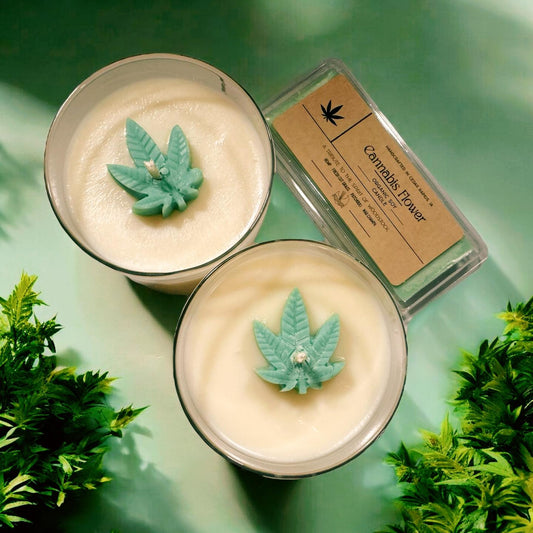 Cannabis Flower . 420  -  CANDLE & WAX MELTS -- by Moon Water Apothecary!
