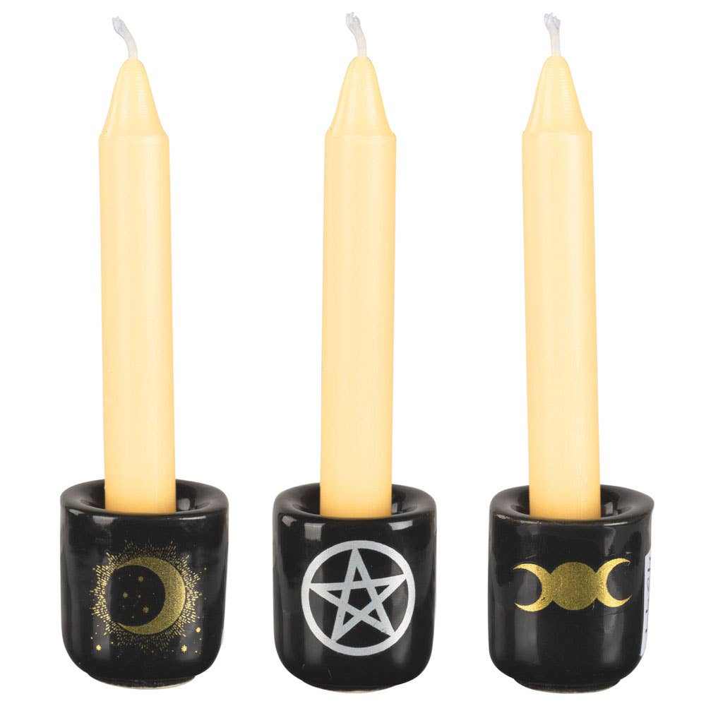 Mini Candle Holders with Design