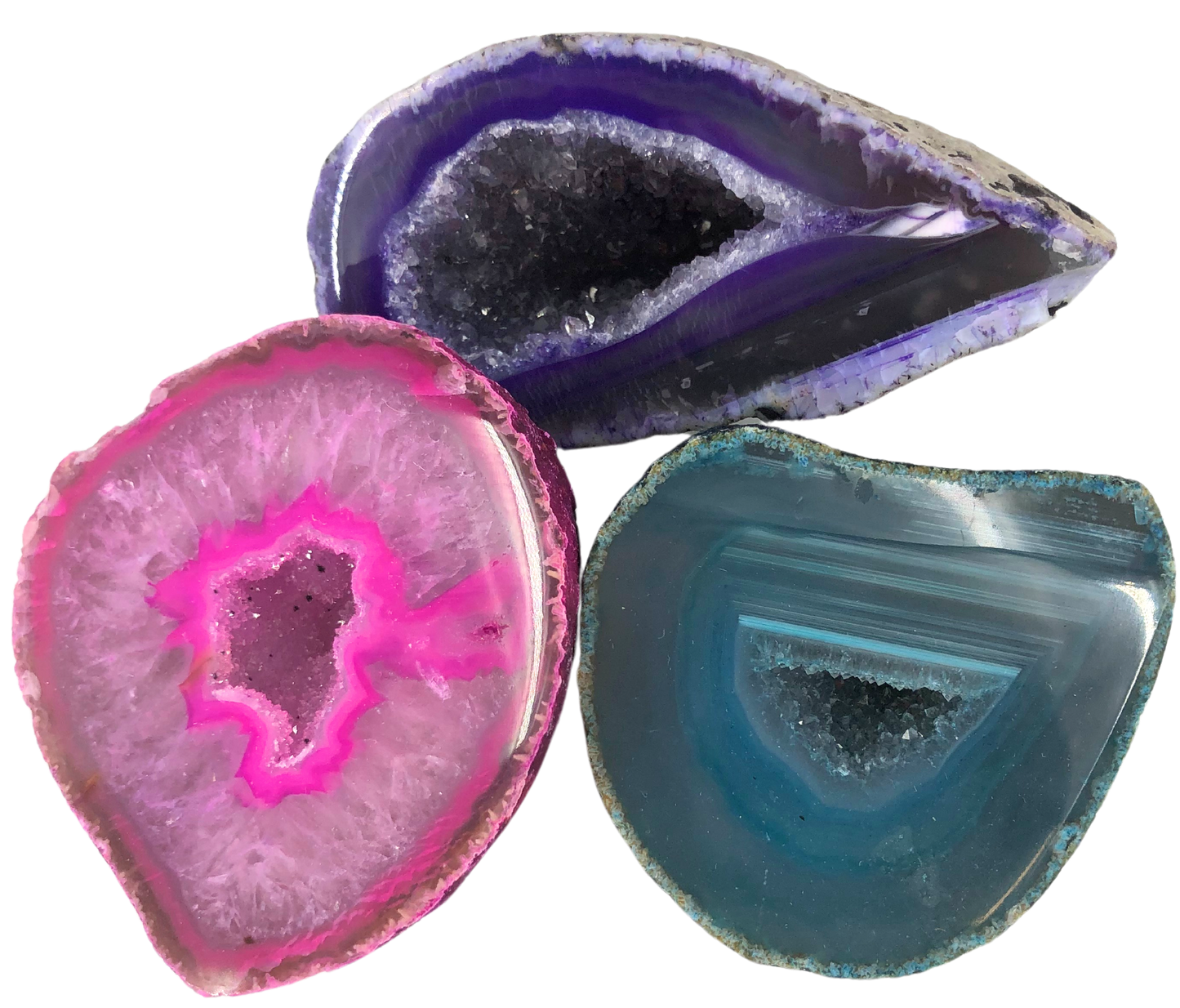 Dyed Agate Geode $22.00