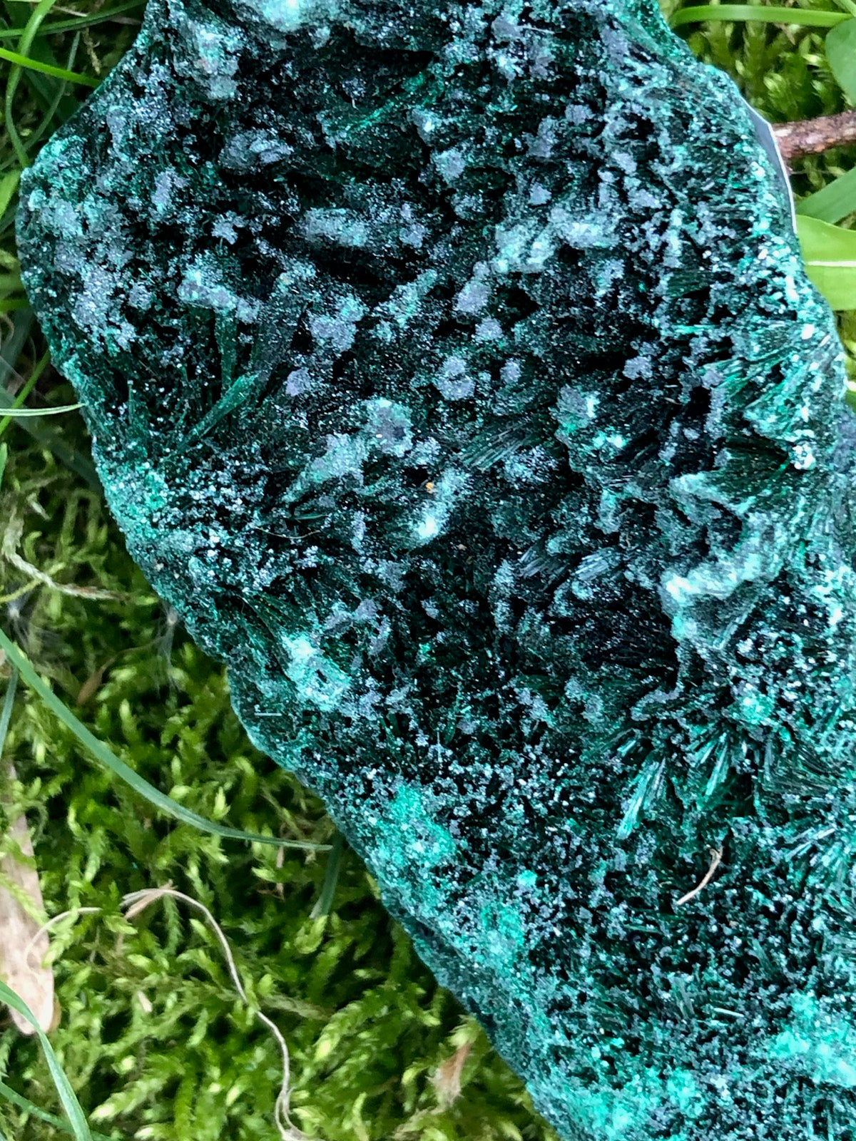 Fibrous Malachite