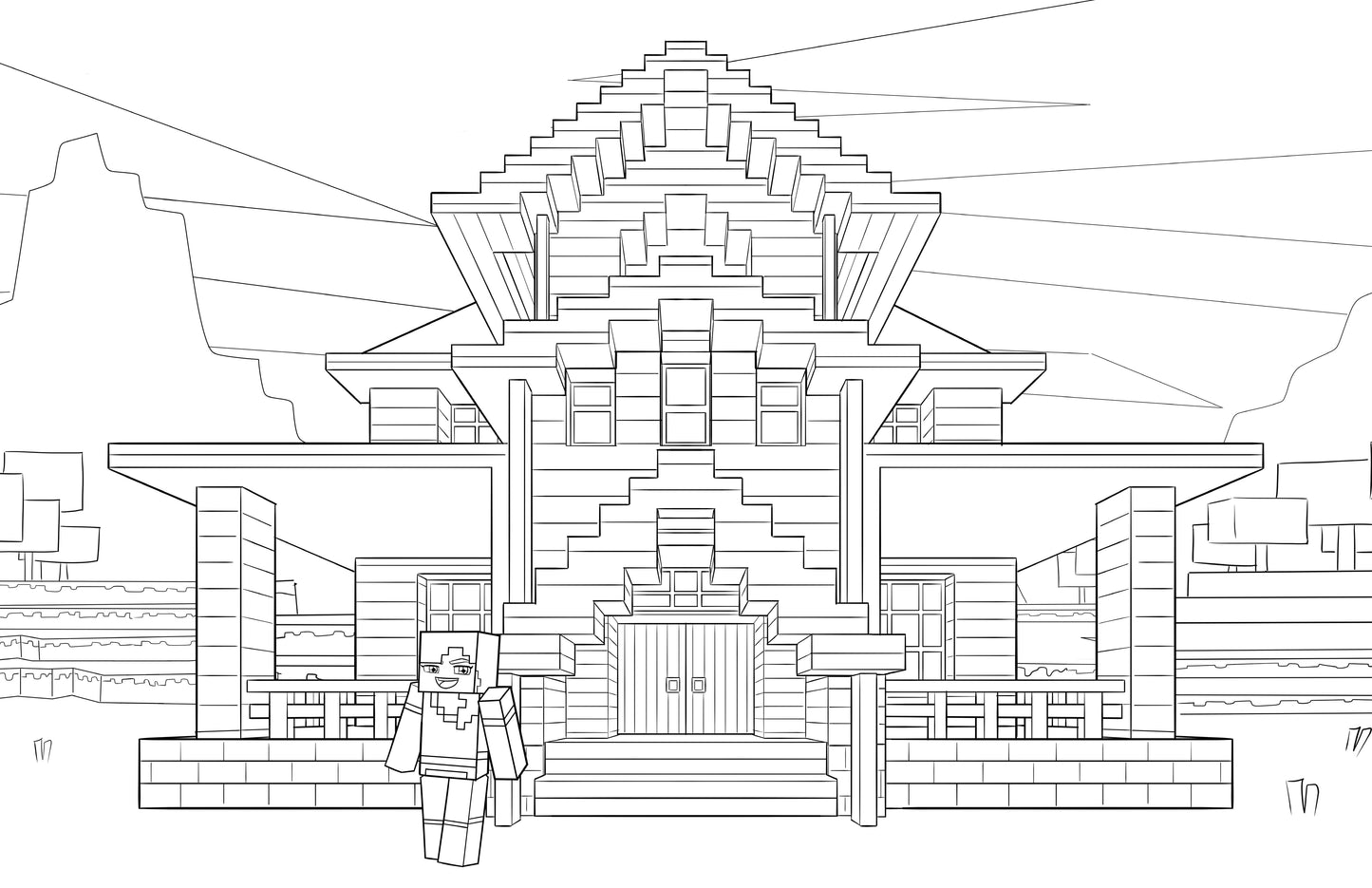 The Official Minecraft Coloring Adventure Book