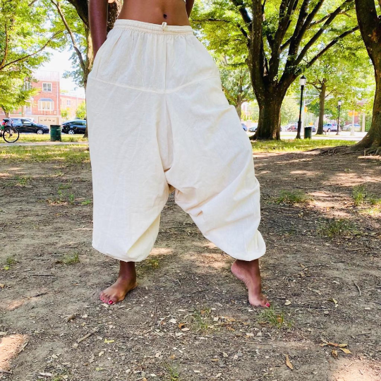 Handmade Cotton Unisex Harem Yoga Pants