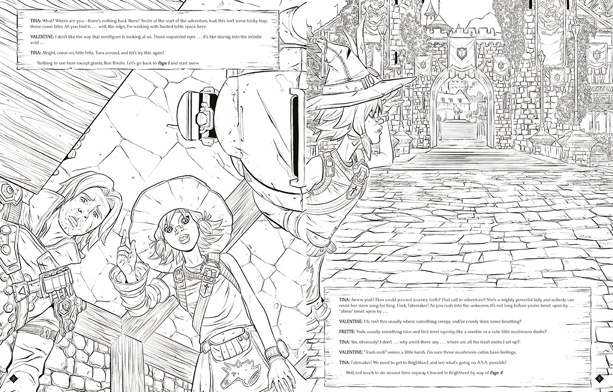 Tiny Tina's Wonderlands: A Bunkers & Badasses Coloring Adventure