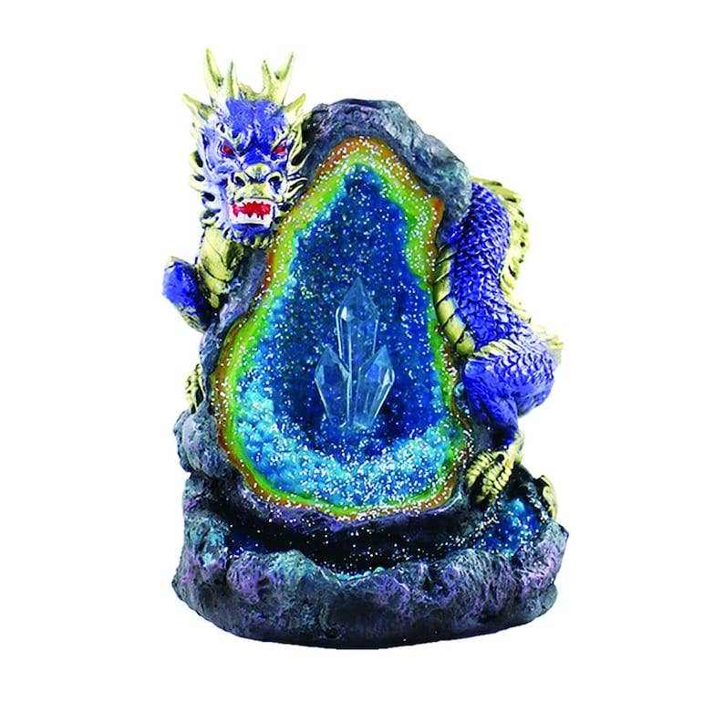 Blue East Dragon Backflow Burner w/ LED (7 in.)