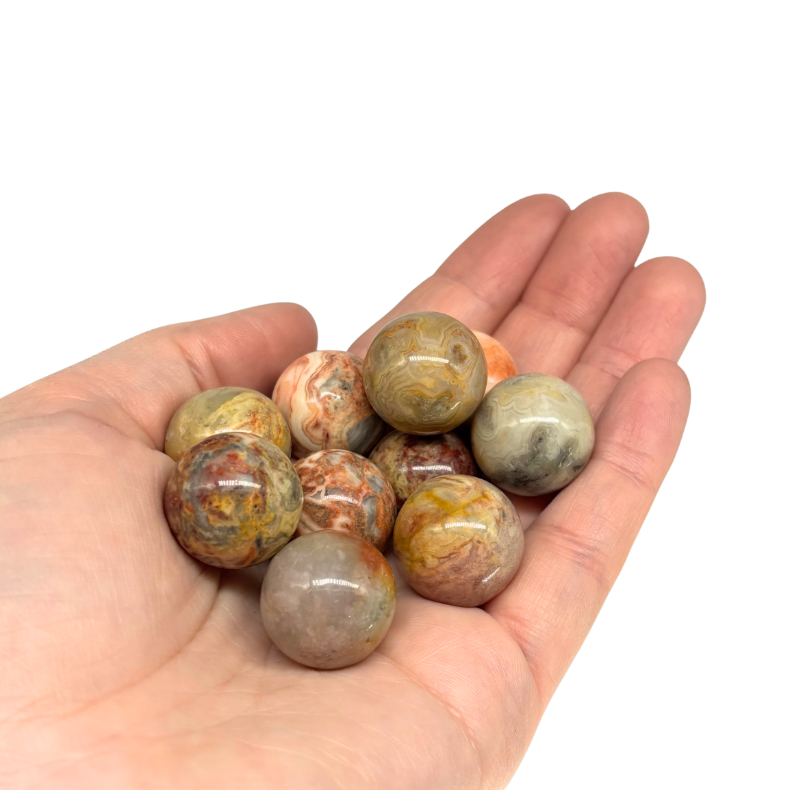 Crazy Lace Agate Sphere