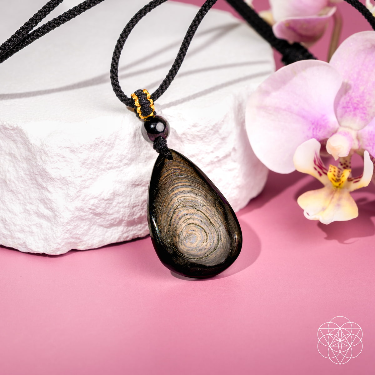 The ﻿Hypersthene Millionaire Manifestation Pendant