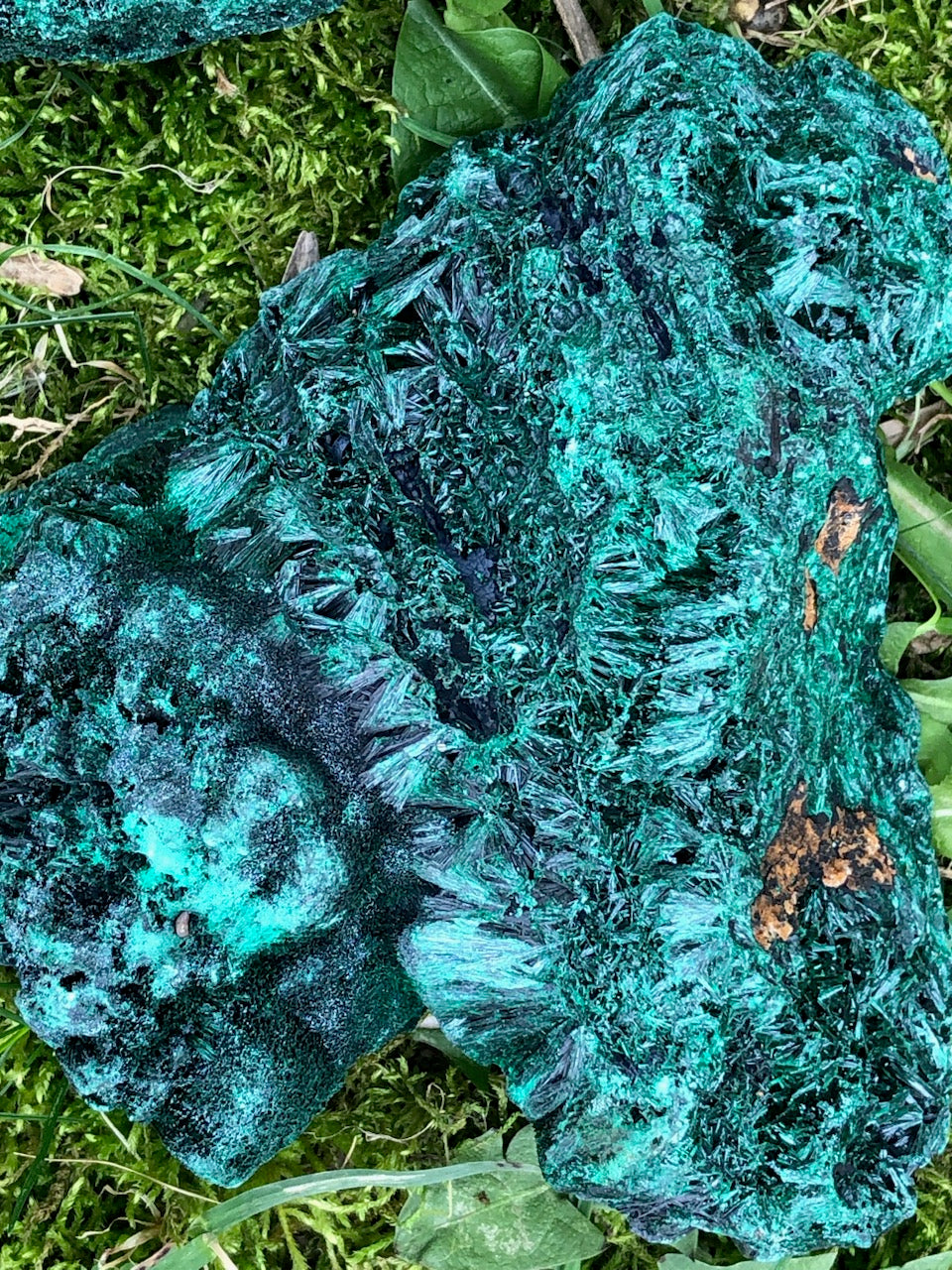 Fibrous Malachite