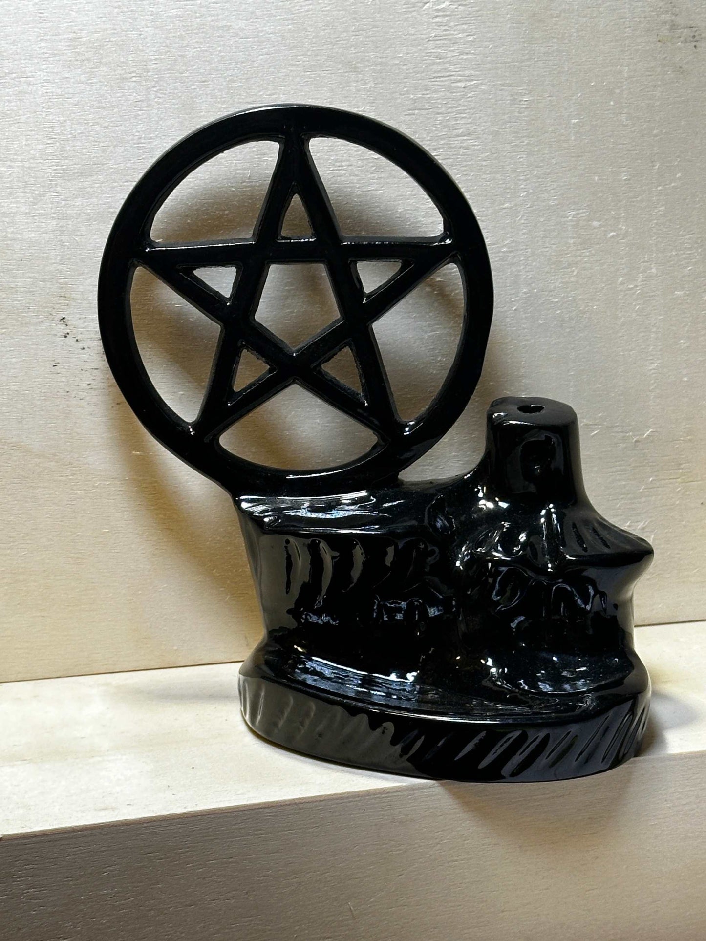 Star Pentacle Backflow Waterfall Incense Burner