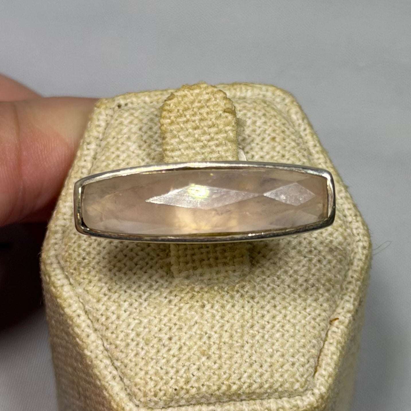 Rose Quartz Ring Size 7 (06.3044)