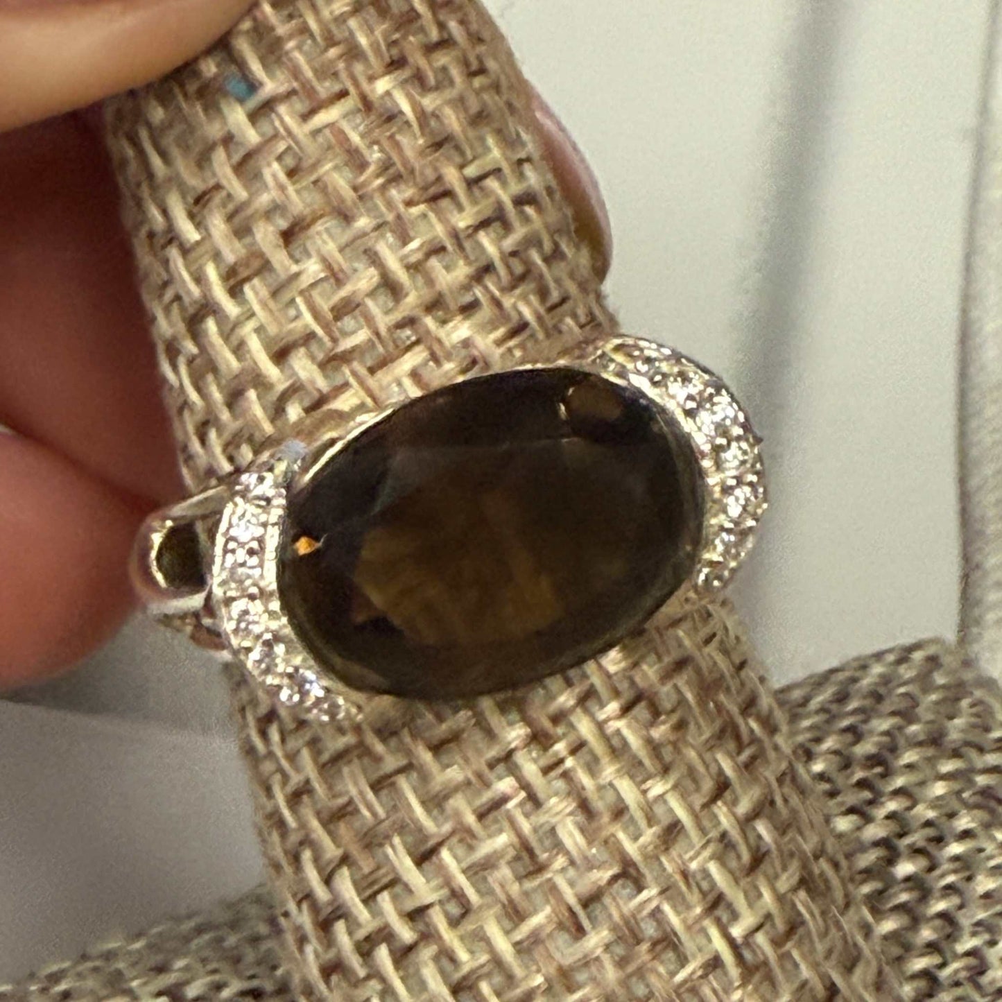 Smokey Quartz Ring Size 8 (04.2090)