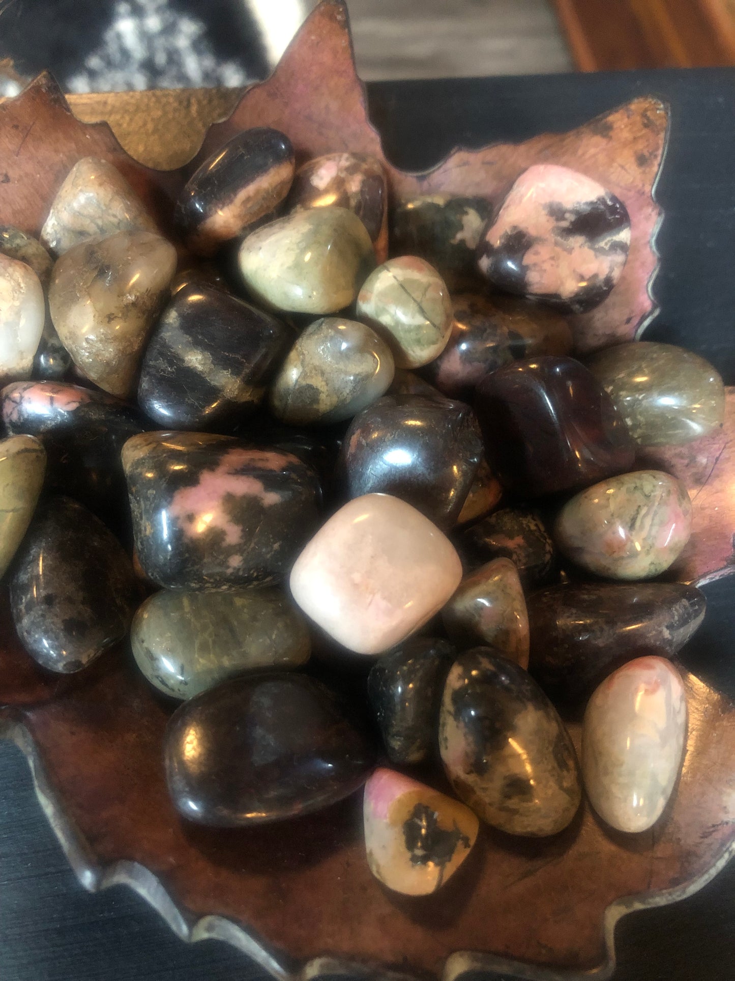 Rhodonite Tumbled Stone