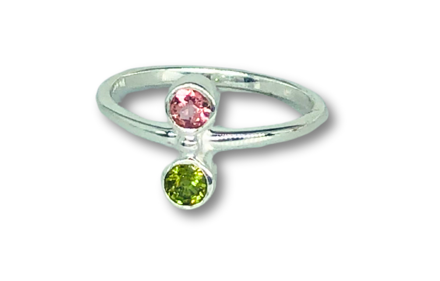 Multicolored Tourmaline Ring
