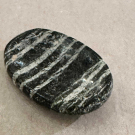 Silver Serpentine Comfort Stone
