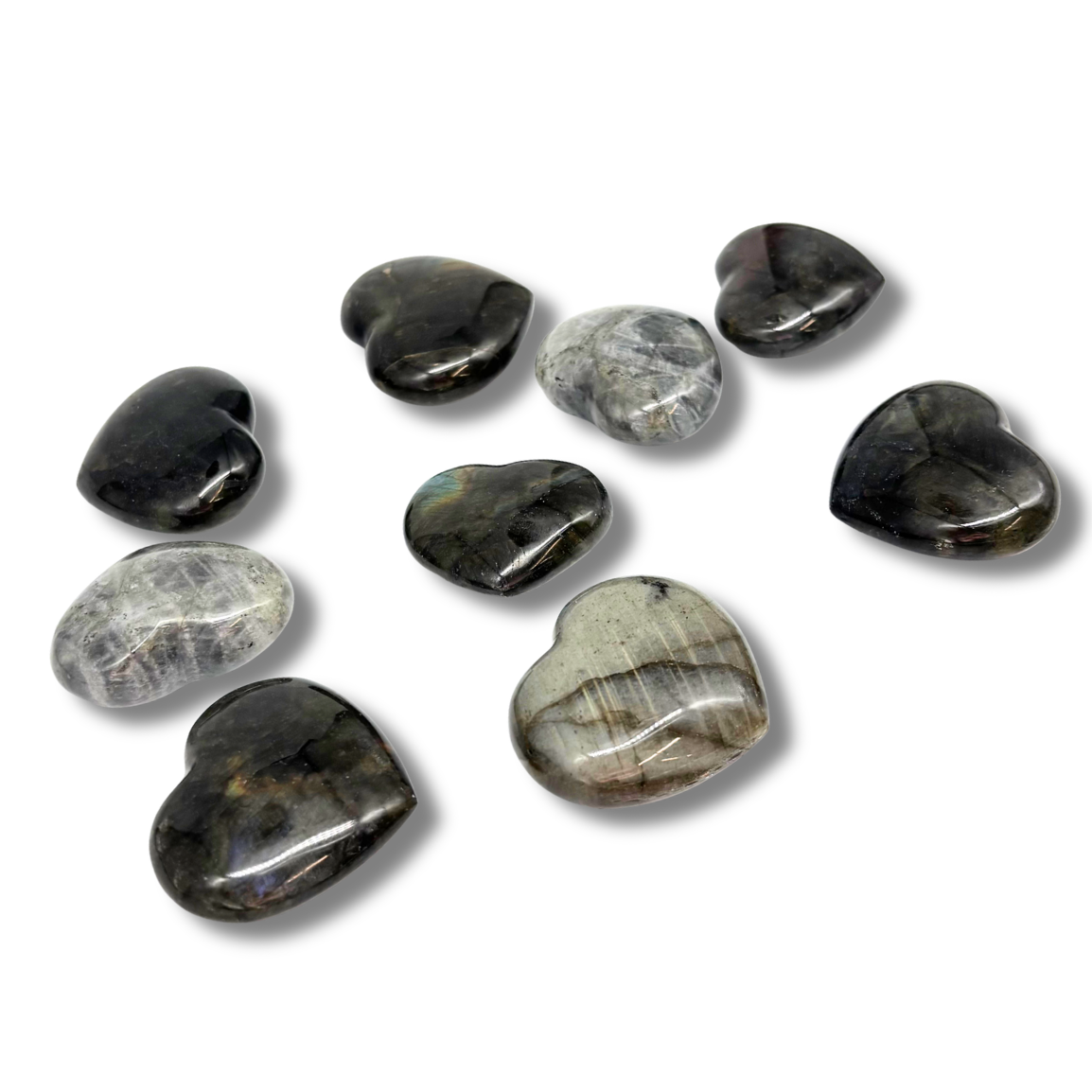 Labradorite Heart