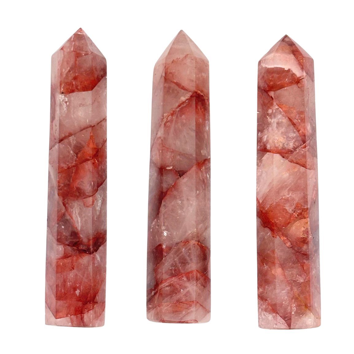 Large Fire Quartz Point