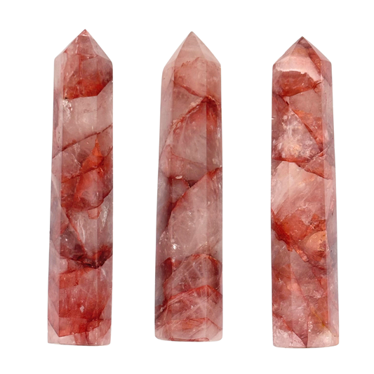 Large Fire Quartz Point