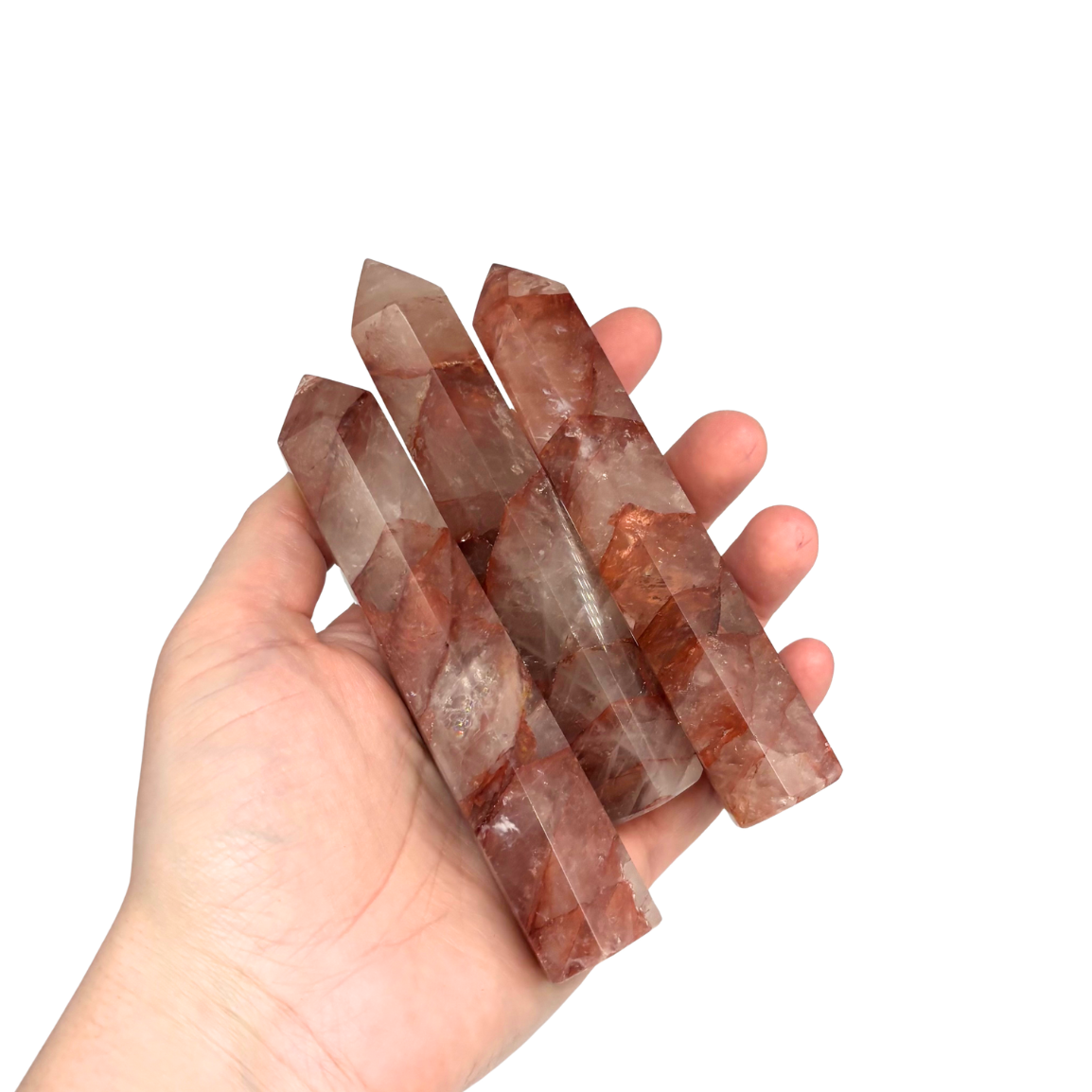 Large Fire Quartz Point