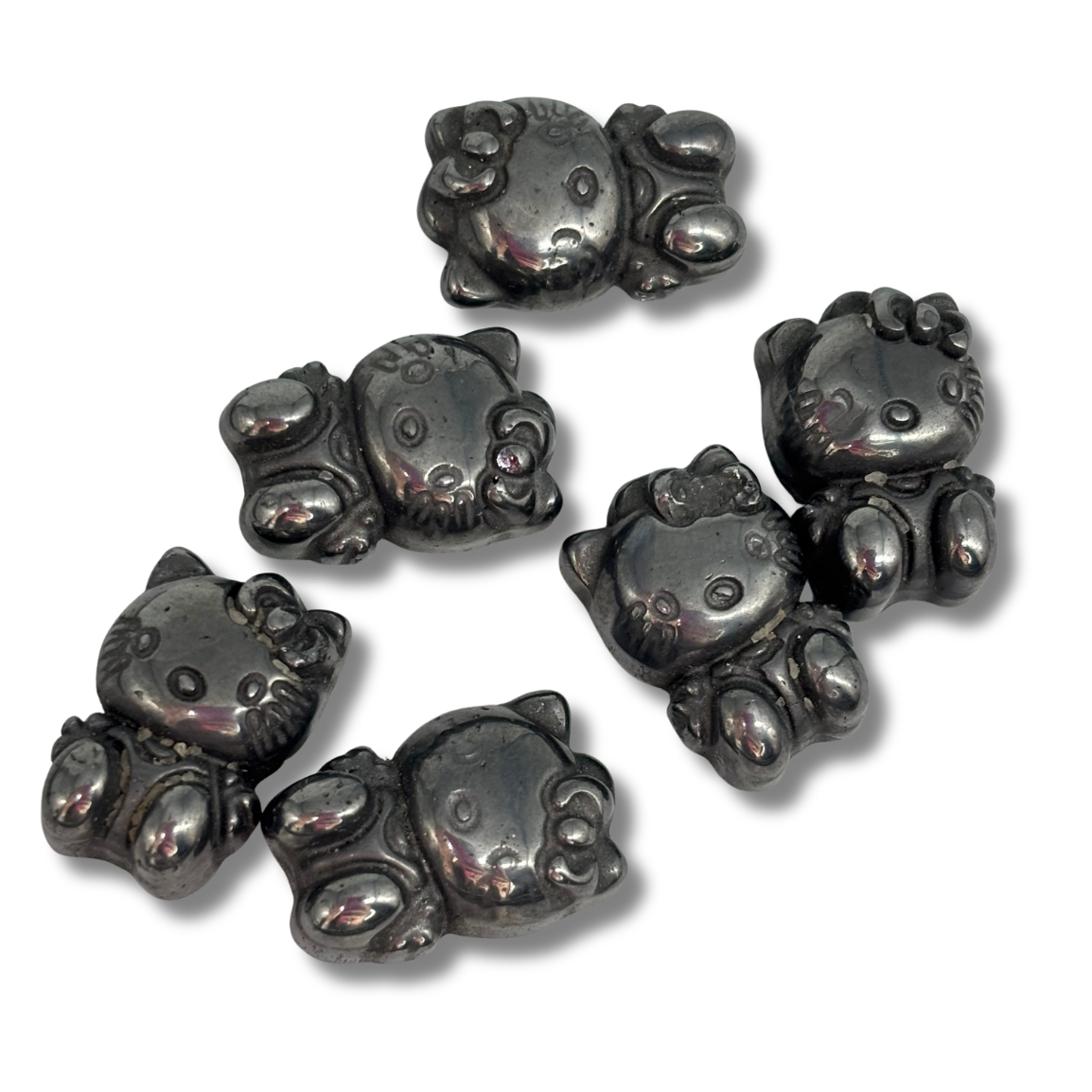 Mini Hematite Hello Kitty