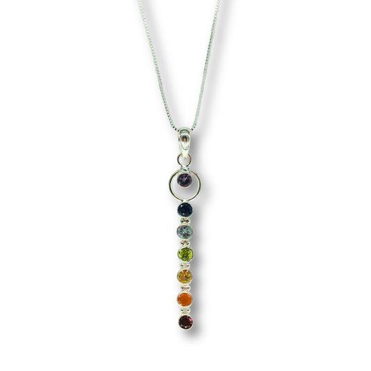 Rainbow Gemstone Necklace