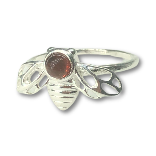 Amber Bumblebee Ring