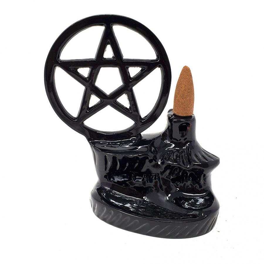 Star Pentacle Backflow Waterfall Incense Burner