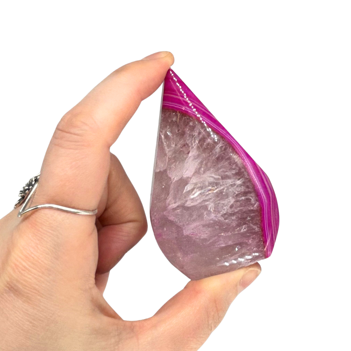 Pink Banded Agate Point