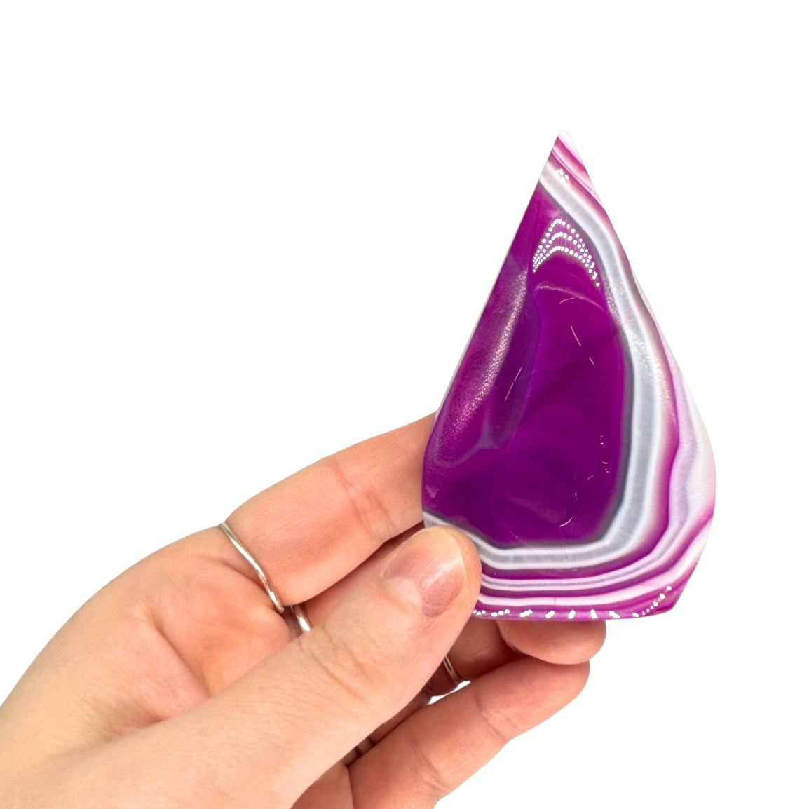 Pink Banded Agate Point