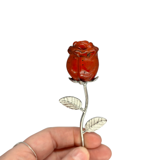 Red Jasper Rose