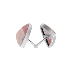 Rhodocrosite Stud Earrings $60.00
