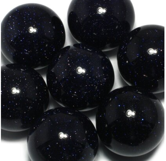 Blue Goldstone Sphere