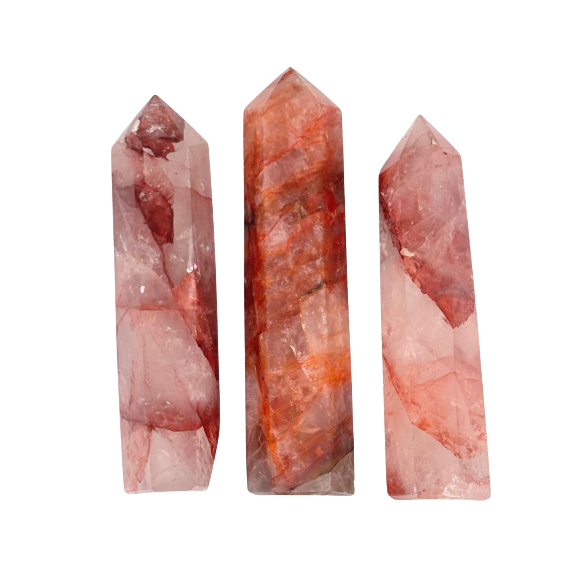 Small Fire Quartz Point