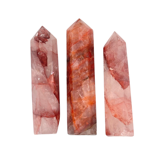 Small Fire Quartz Point