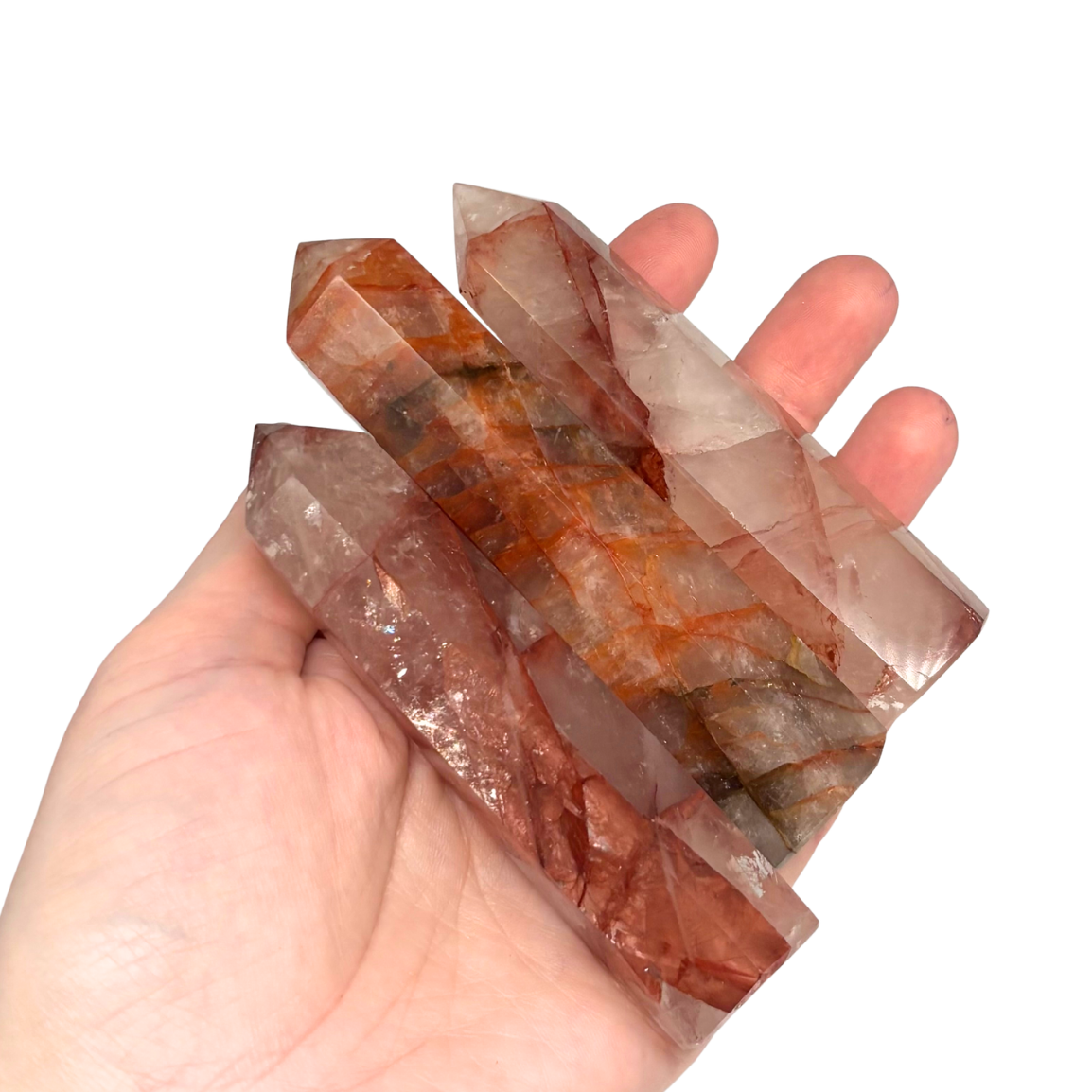 Small Fire Quartz Point