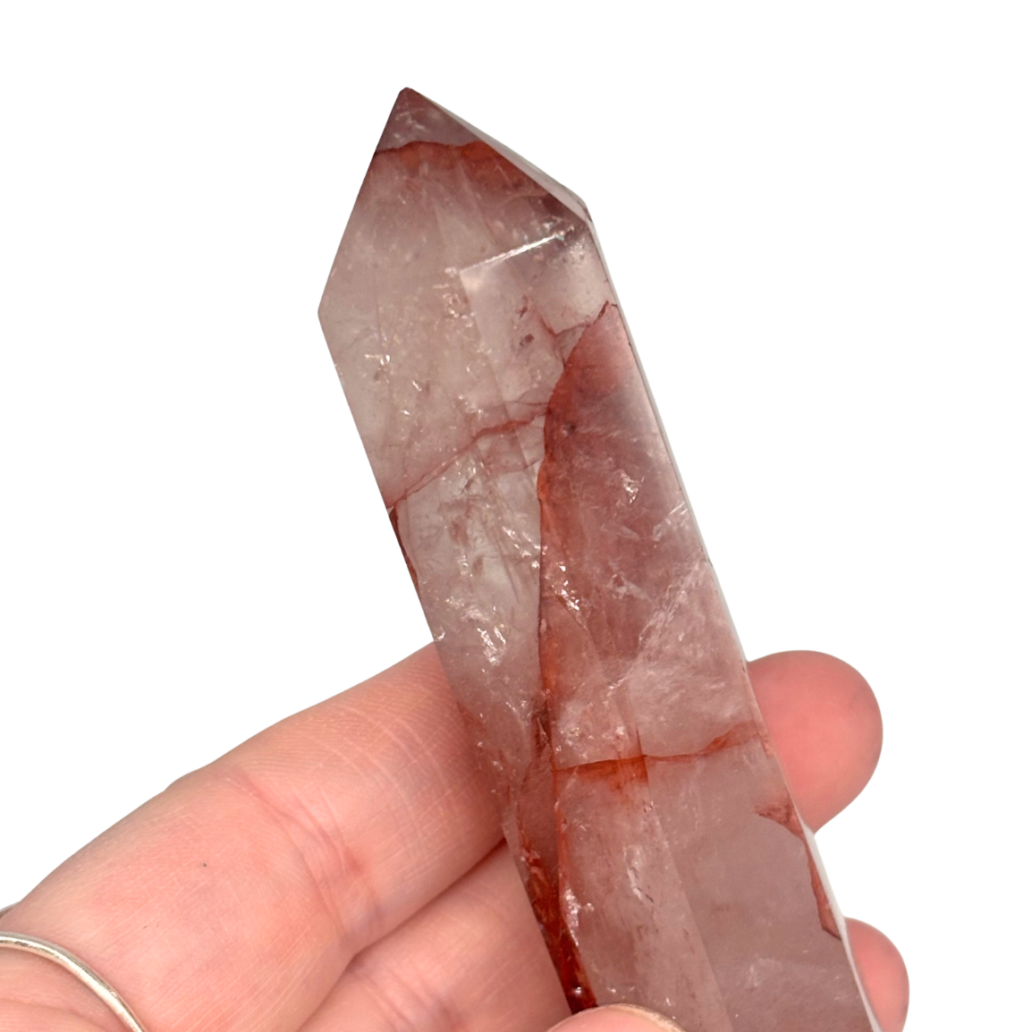 Small Fire Quartz Point