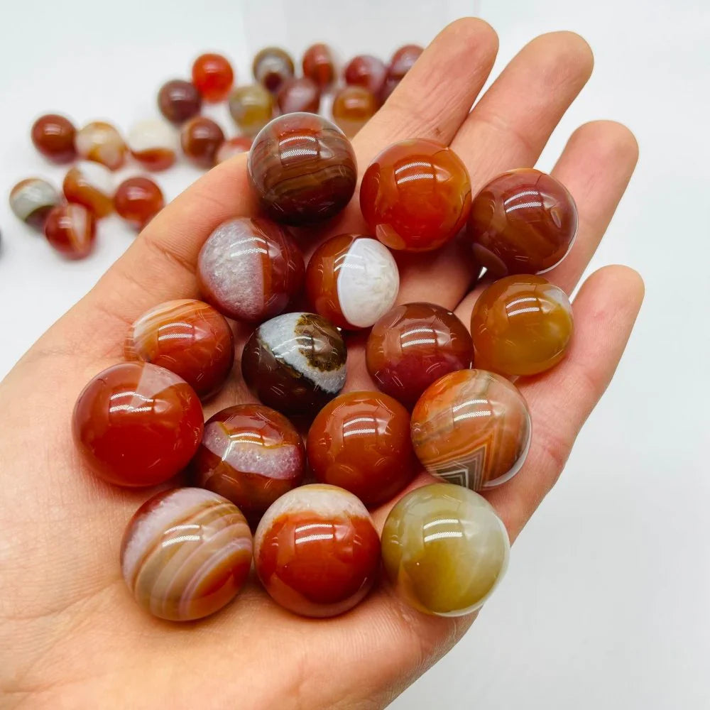 Carnelian Agate Sphere