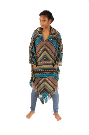 Dari Baja Poncho with Hoodie (Medium)
